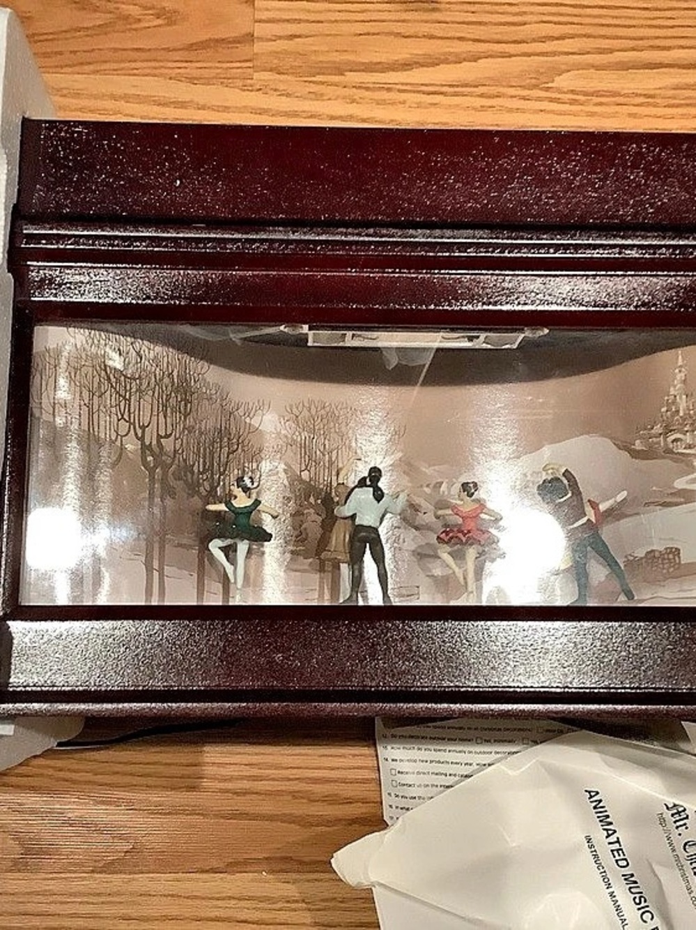 Mr. Christmas Gold Label Animated Music Box in Brown - Picture 2 of 5